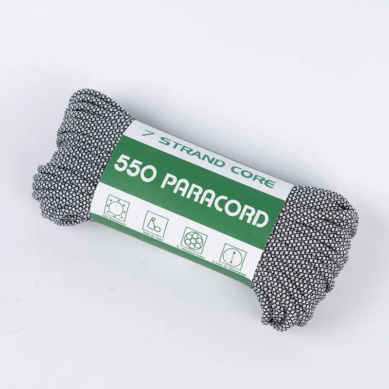 Paracord iz 7 pramenov iz poliestra 4 mm White Diamond 550